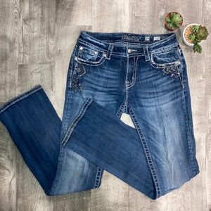 Miss Me Mid Rise Boot Cut Jeans